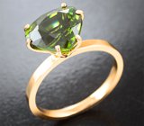 Кольцо с цирконом 5,23 карата Золото