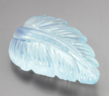 Крупный резной аквамарин 16,86 карата