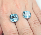 Крупная пара London топазов 17,75 карата