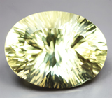 Крупный! Лимонный цитрин лазерной огранки 65,16 карата