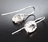 Серьги с гелиодорами высокой чистоты 5,77 карата Золото