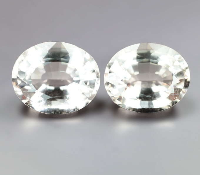 Серьги с гелиодорами высокой чистоты 5,77 карата