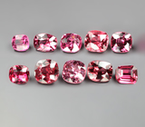Набор из 10 шпинелей 1,62 карата