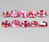 Набор из 10 шпинелей 1,64 карата