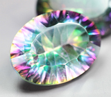 Крупная пара «мистического» кварца 24,55 карата