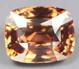 Крупный оранжевый циркон высокой чистоты 5,55 карата