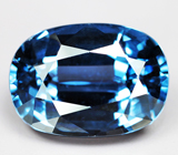 Крупная синяя шпинель со сменой цвета 5,13 карата