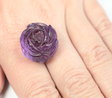 Крупный резной аметист 38 карата