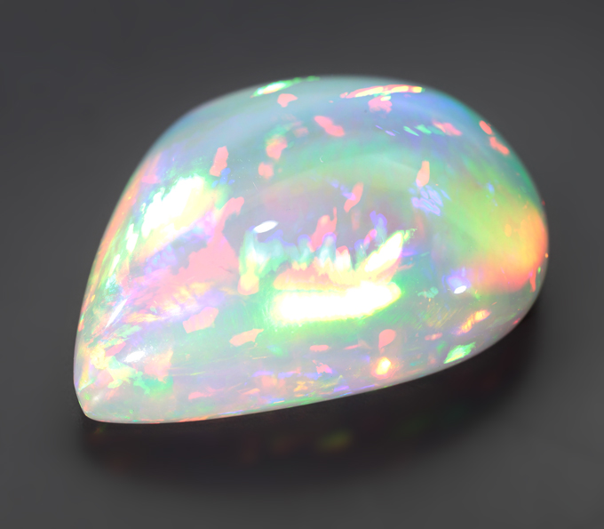 Сквозная опалесценция! Крупный кристаллический опал 11,8 карата