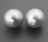 Пара серебристых морских жемчужин 4,91 карата