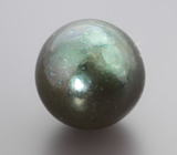 Темно-зеленая морская жемчужина барокко 10,68 карата! Титановый люстр