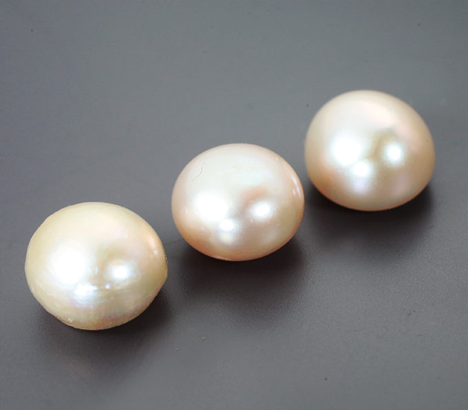 Набор из 3 кремовых морских жемчужин 8,81 карата