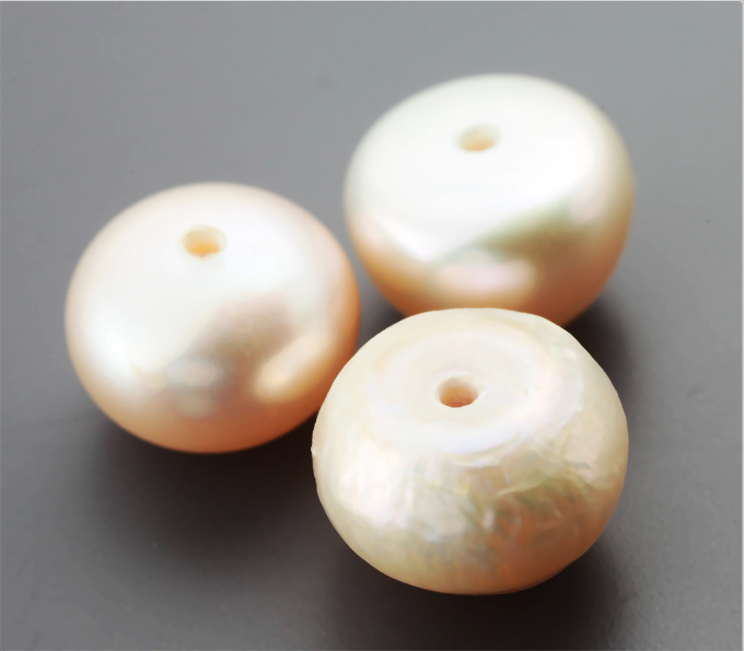 Набор из 3 кремовых морских жемчужин 8,81 карата