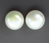 Пара морских жемчужин 10,62 карата! Натуральный цвет
