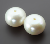 Пара морских жемчужин 10,62 карата! Натуральный цвет