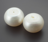 Крупная пара морских жемчужин 23,12 карата