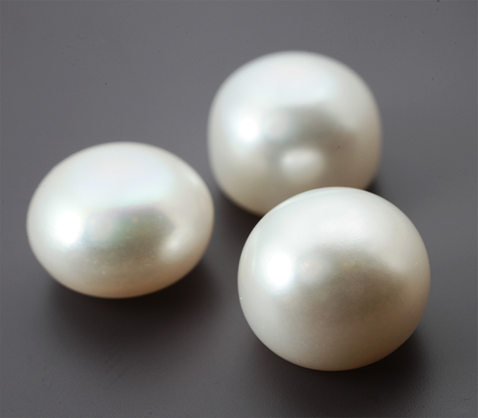 Крупный набор из 3 морских жемчужин 36,24 карата