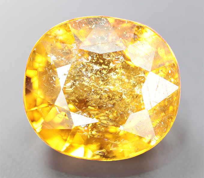 Редкий! Топовый цвет! Насыщенный ярко-желтый турмалин 3,58 карата