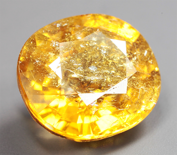 Редкий! Топовый цвет! Насыщенный ярко-желтый турмалин 3,58 карата