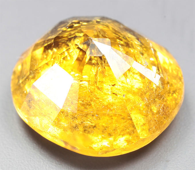 Редкий! Топовый цвет! Насыщенный ярко-желтый турмалин 3,58 карата