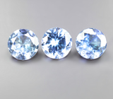 Набор из 3 полихромных цоизитов 2,38 карата