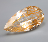 Редкий! Крупный топаз с рутилом 30,98 карата