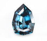 Чистейший синий London топаз авторской огранки 3,09 карата