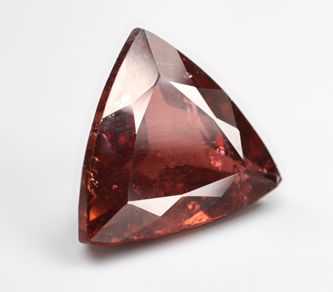 Крупный! Красновато-оранжевый турмалин 16,36 карата