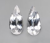 Крупная пара данбуритов высокой чистоты 4,44 карата