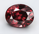 Чистейший оранжево-красный циркон 2,83 карата