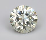 Пастельно-желтый муассанит 1,03 карата