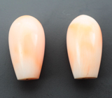 Пара solid кораллов 4,83 карата