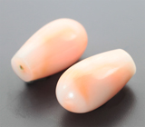 Пара solid кораллов 4,83 карата