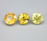 Набор из 3 сфенов 3,04 карата