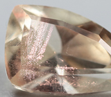 Орегонский солнечный камень авторской огранки 1,75 карата! Эффект Шиллера