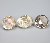 Набор орегонских солнечных камней 4,27 карата! Эффект Шиллера