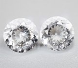 Редкая пара поллуцитов 2,83 карата