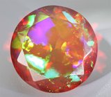 Крупный ограненный эфиопский опал 5,27 карата