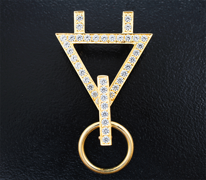 Кулон с лейкосапфирами