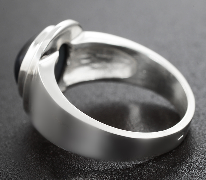 Кольцо cо звездчатым сапфиром 5,7 карата