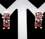 Серьги со шпинелями 5,01 карата