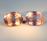 Пара скаполитов со сменой цвета 3,65 карата