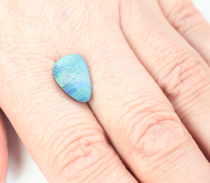 Австралийский дублет опал 2,88 карата