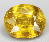 Зеленовато-желтый сфен 1,3 карата