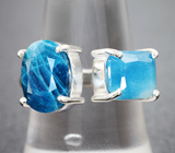 Кольцо с редким полихромным афганитом 2,04 карата и редким гаюином 2,83 карата Серебро 925