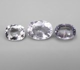 Набор из 3 пастельно-лавандовых шпинелей 2,27 карата