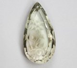 Резной зеленый аметист 13,62 карата