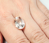 Крупный морганит высокой чистоты 7,81 карата