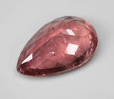 Крупный оранжевато-красный турмалин 6,99 карата