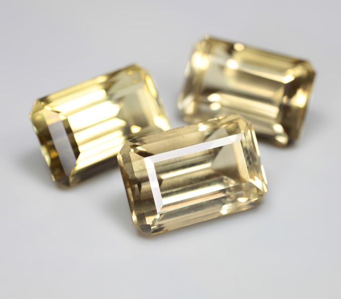 Набор цитринов топовой огранки 31,5 карата